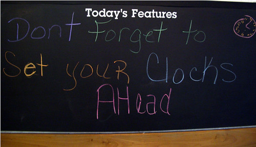 Today's Features: DST